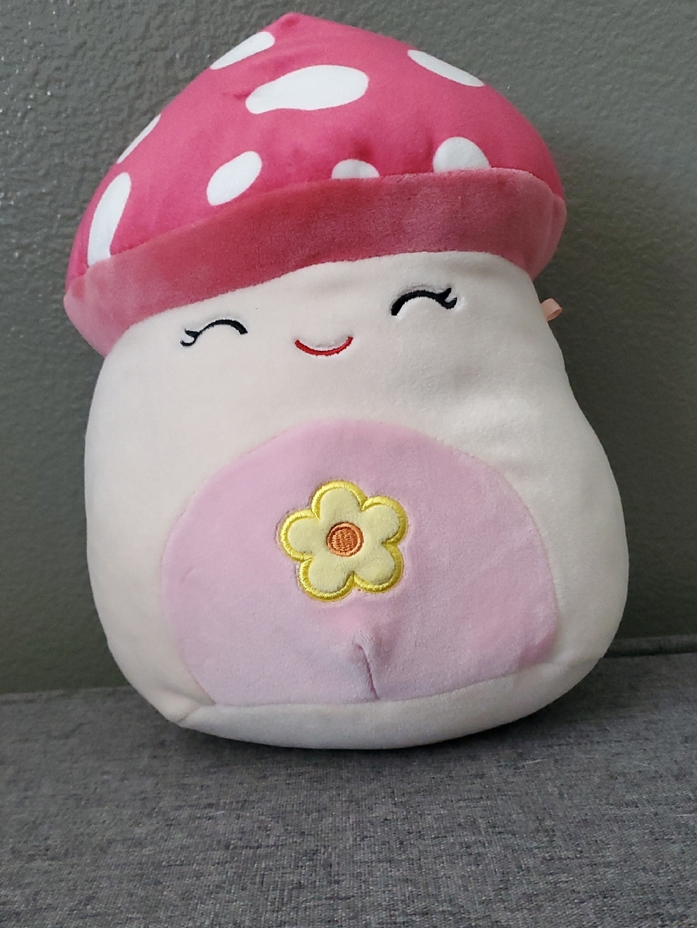 Squishmallows Sakina The Mushroom 8" Plush With Yellow Flower